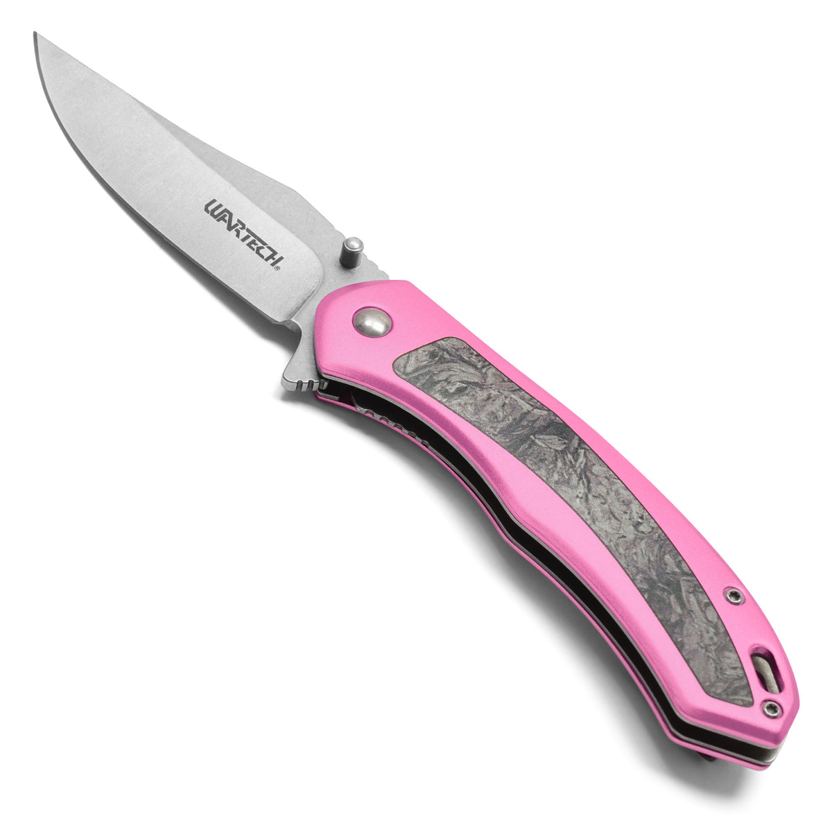 Wartech - 8" Pink Camo | Spring Assisted Pocket Knife