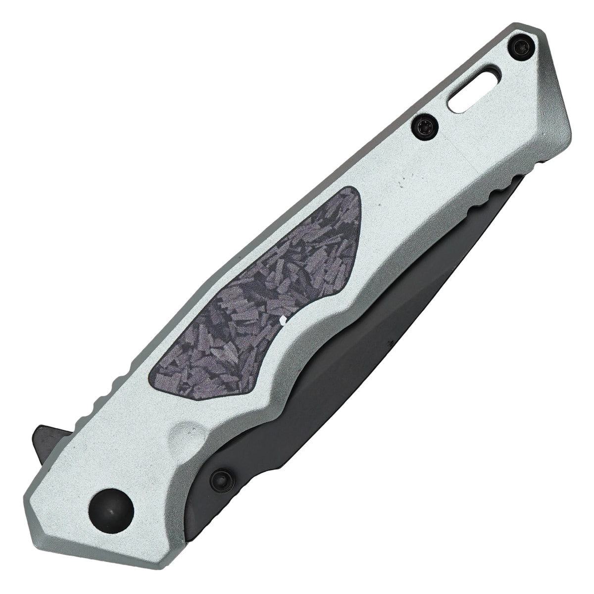Wartech - 7.75" Gray Camo | Spring Assisted Pocket Knife