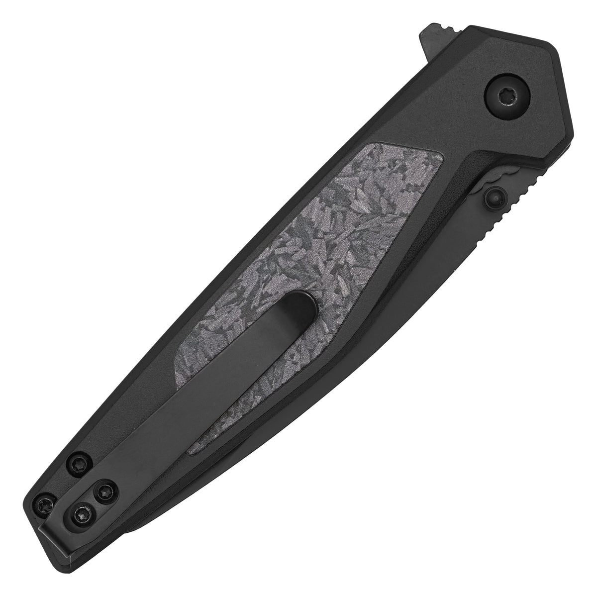 Wartech - 8" Black Camo | Spring Assisted Pocket Knife