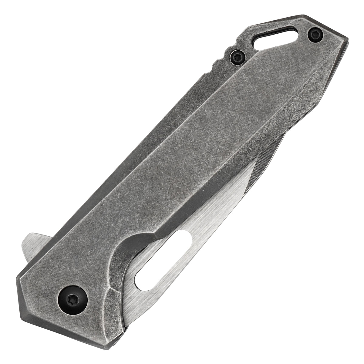 Wartech - 8.25" Minimal Stonewashed | Spring Assisted Pocket Knife