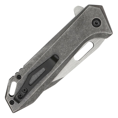 Wartech - 8.25" Minimal Stonewashed | Spring Assisted Pocket Knife