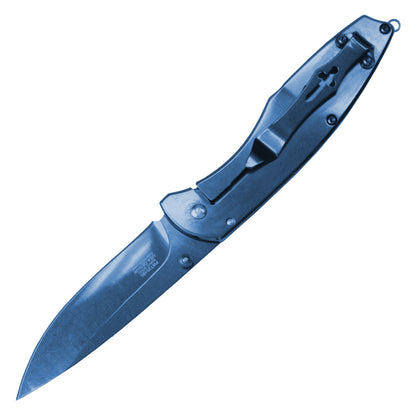Wartech - 8"  Blue Unicorn | Spring Assisted Pocket Knife