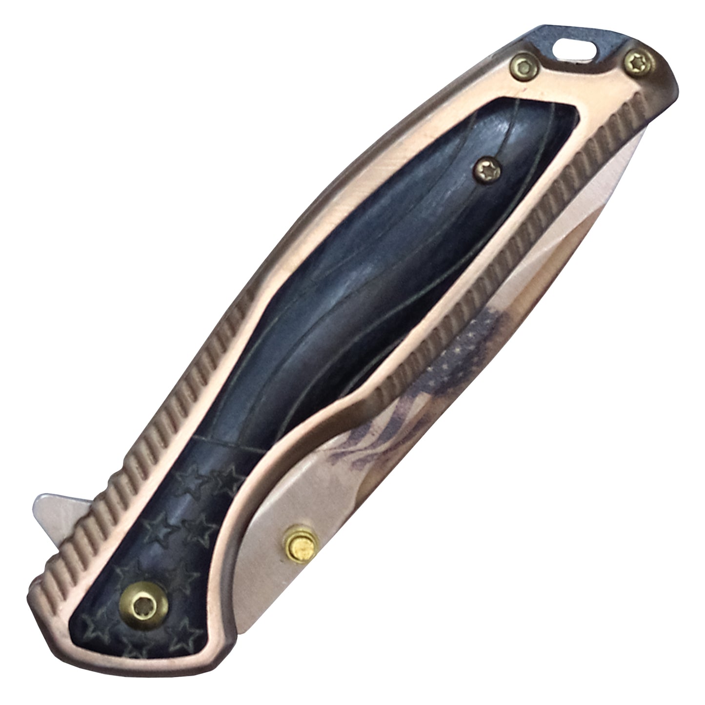 Wartech - 8" Copper Eagle | Spring Assisted Pocket Knife