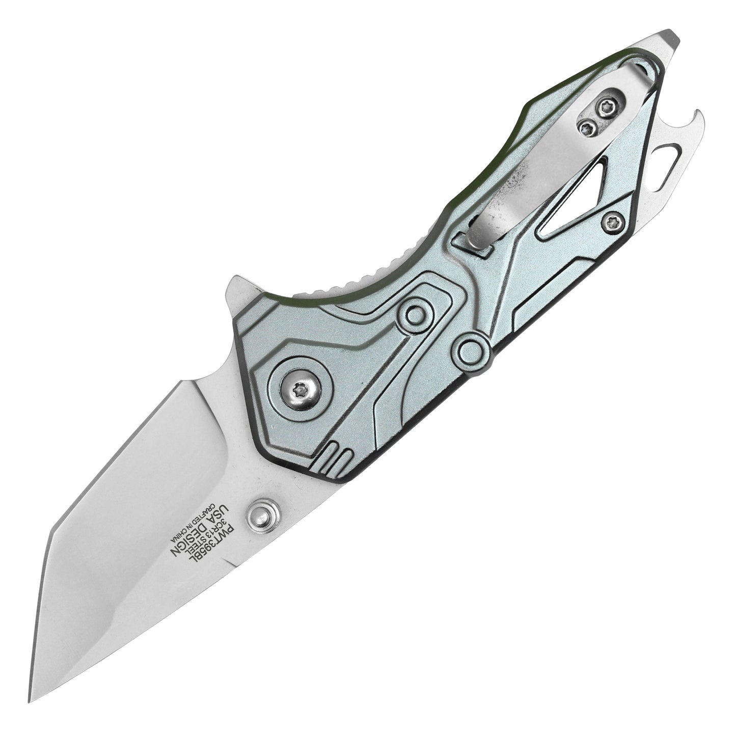 6.5" Blue Pocket Knife