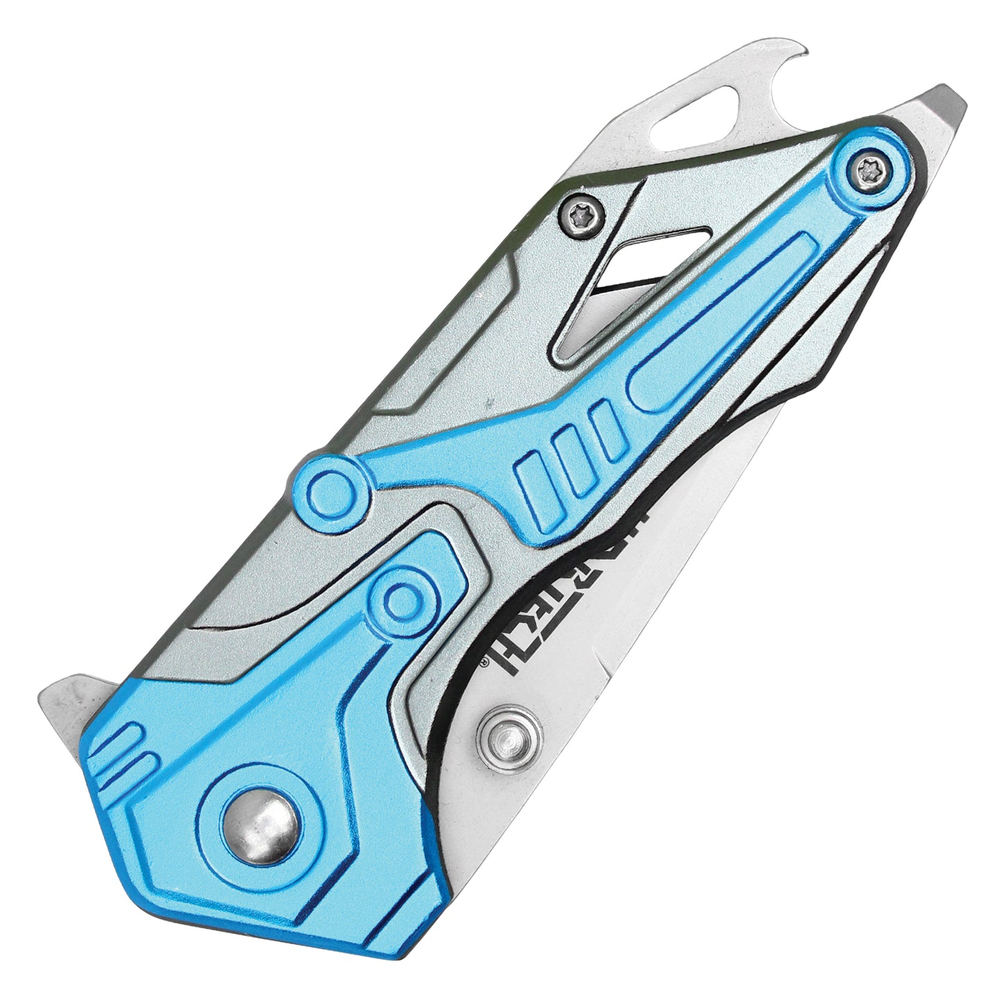 6.5" Blue Pocket Knife