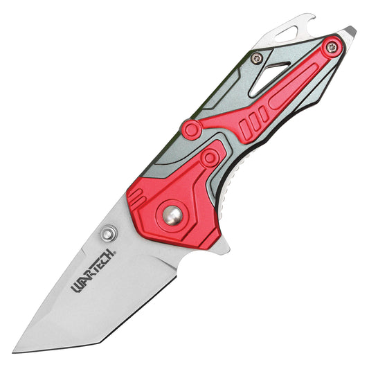 6.5" Red Pocket Knife