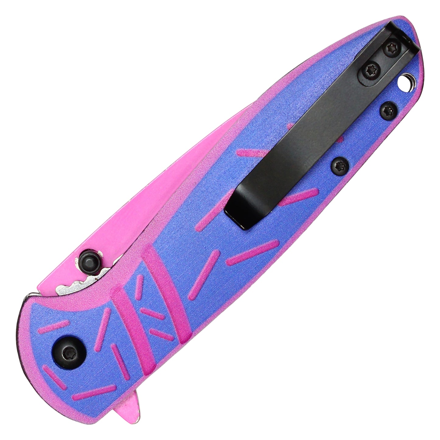 Wartech / Sweet Treats - 7.5" Pink & Blue Sprinkles Pocket Knife