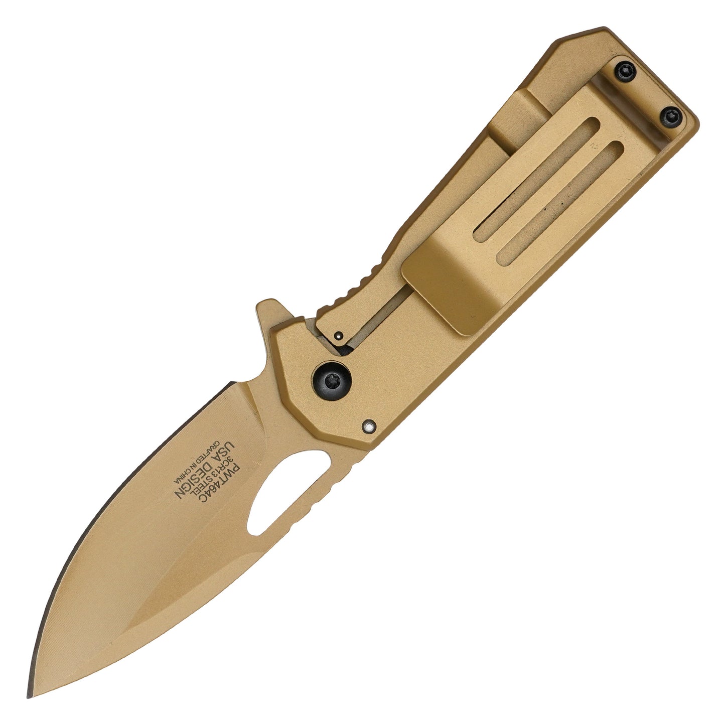 Wartech - 6.25” Gold Jackpot | Spring Assisted Pocket Knife
