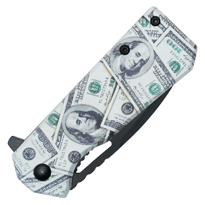 Wartech - 6.25” Black Benjamin | Spring Assisted Pocket Knife