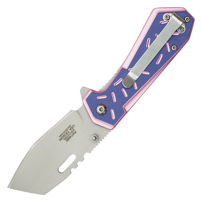Wartech - 6.5” Pink Sprinkles | Spring Assisted Pocket Knife