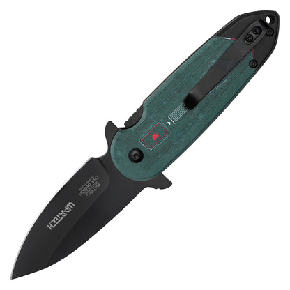 Wartech - 7.25" Green Bomb | Spring Assisted Pocket Knife