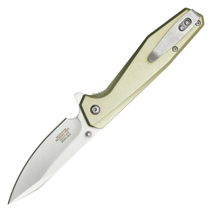 Wartech - 7.75” Green Patriot | Spring Assisted Pocket Knife