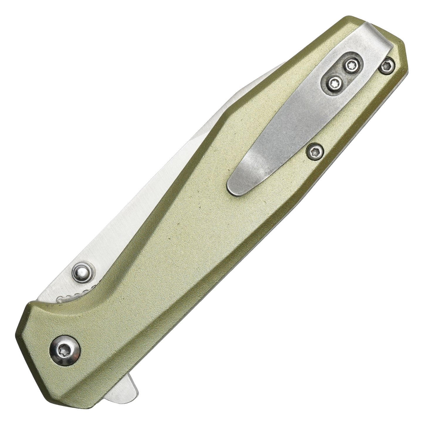 Wartech - 7.75” Green Patriot | Spring Assisted Pocket Knife