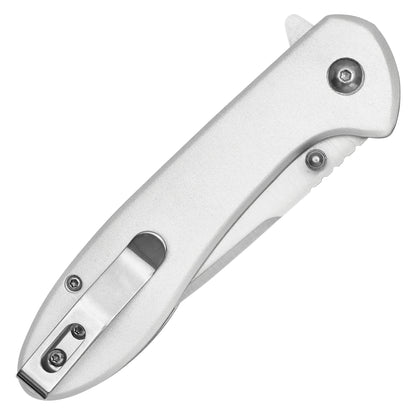 Wartech - 8" Silver Duck | Spring Assisted Pocket Knife