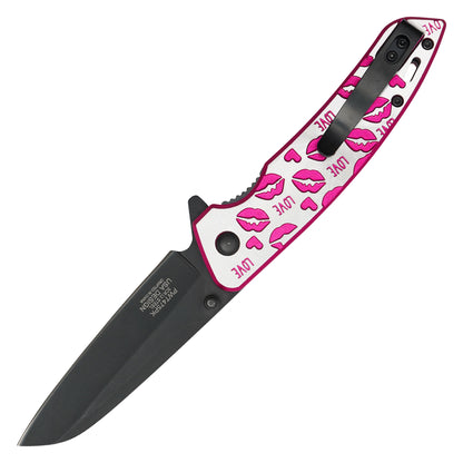 Wartech - 7.75" Love Kiss | Spring Assisted Pocket Knife