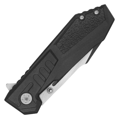 Wartech - 7.75" 2-Tone Serrated | Spring Assisted Pocket Knife