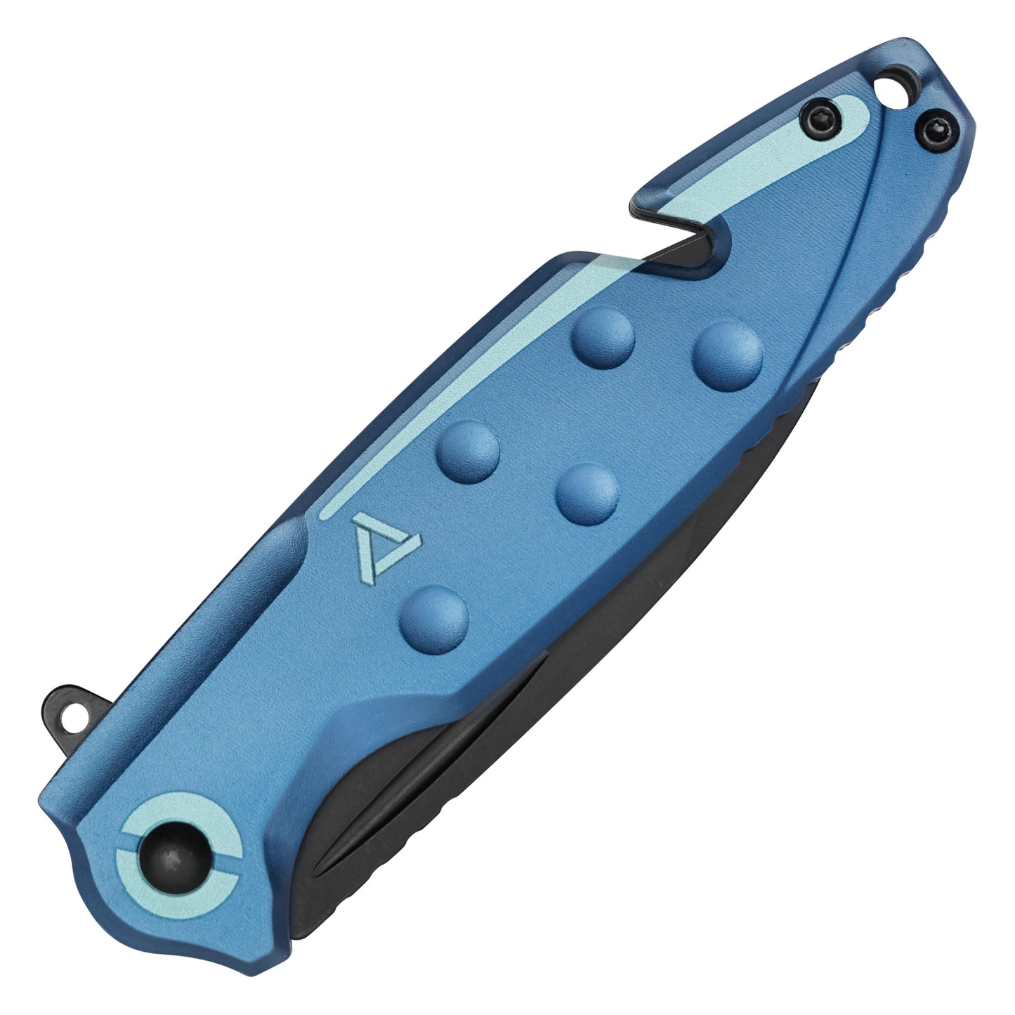 Wartech - 8" Blue Tanto Rescue | Spring Assisted Pocket Knife