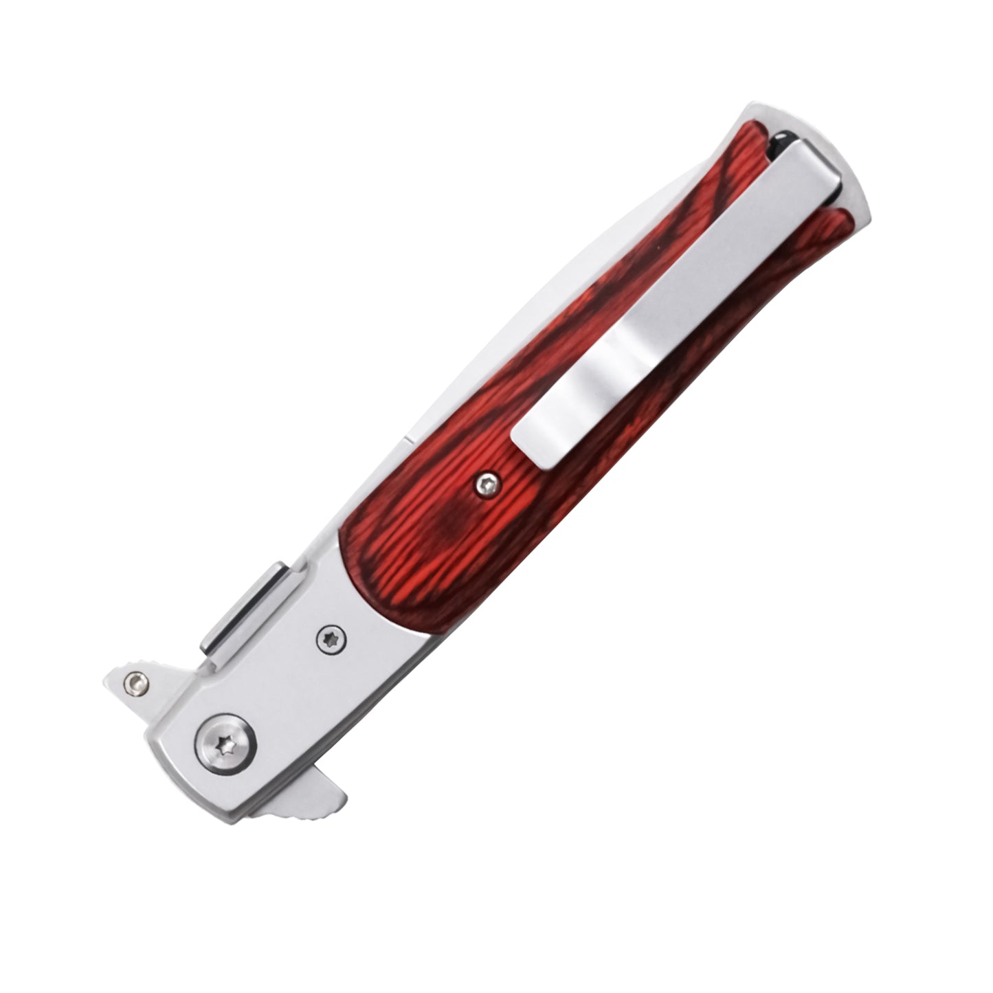 8.5" Chrome | Stiletto Pocket Knife