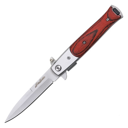 8.5" Chrome | Stiletto Pocket Knife