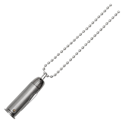 4 Silver Bullet Necklace | Hidden Blade Pendant
