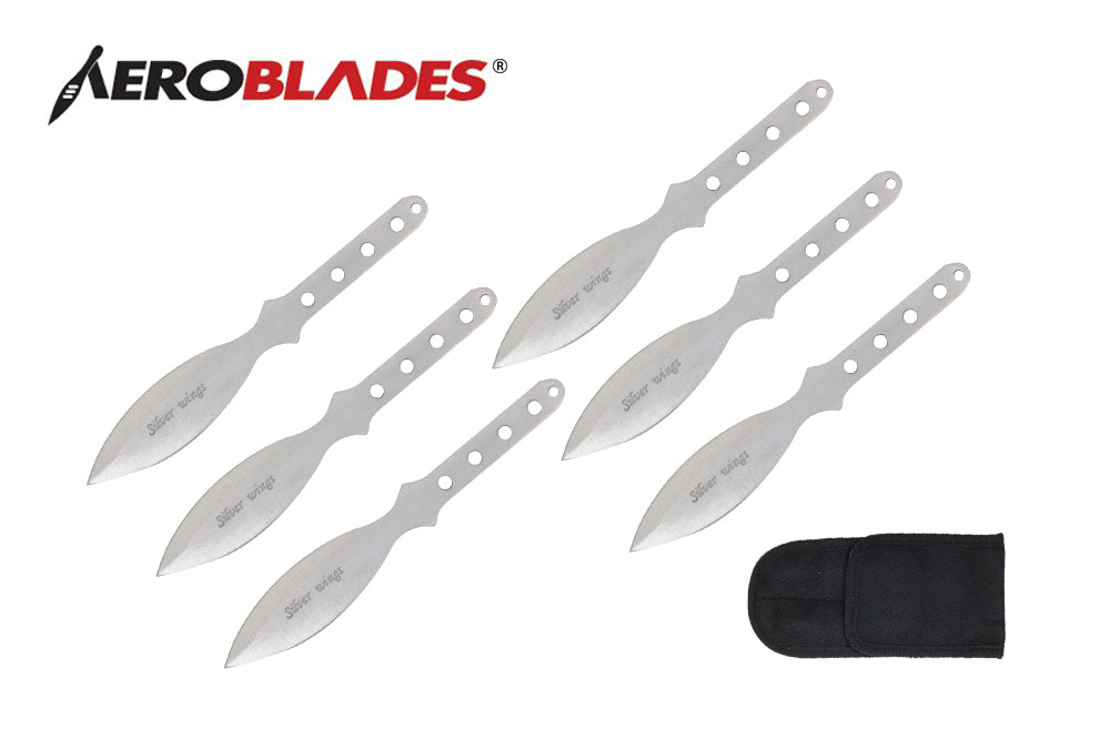 5.5-inch 6pc. Stainless Steel Throwing Knive Set