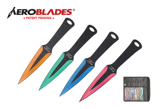 7.5-inch 4pc Set Assorted Color Thrower