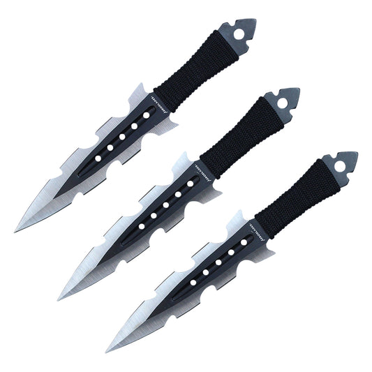 7.5" 3 PC SET THROWING KNIFE