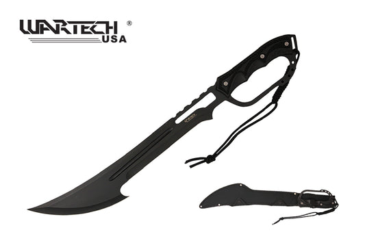 24.5-inch Equlizar Hunting Machete Black Knuckle Handle