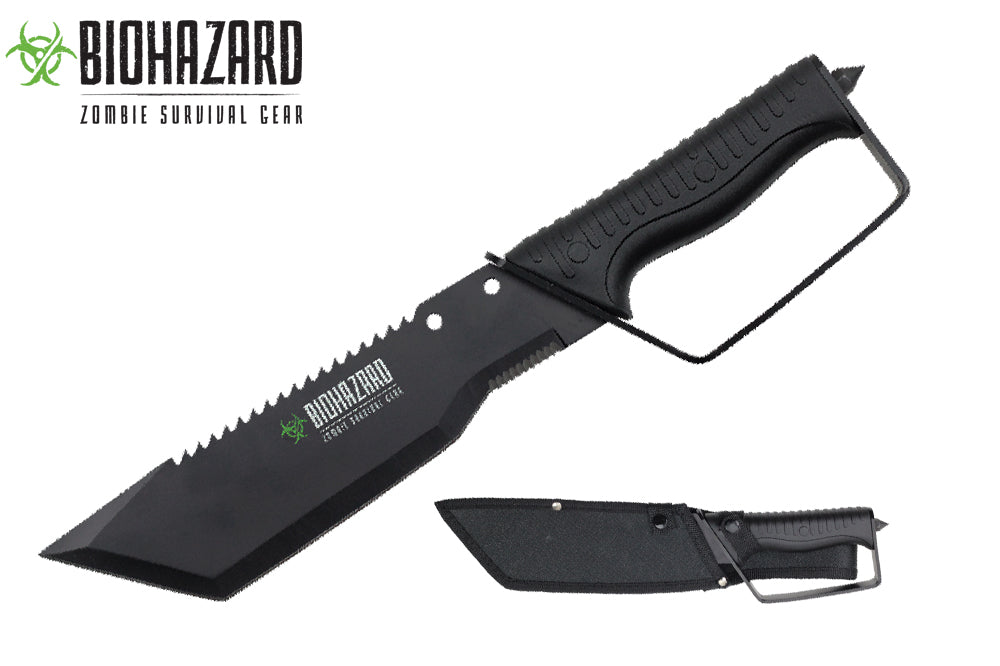 15 zombie hunting machete-inch
