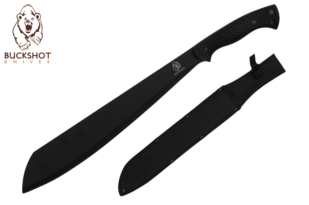 22 KUKURI MACHETE BLACK RUBBER HANDLE-inch