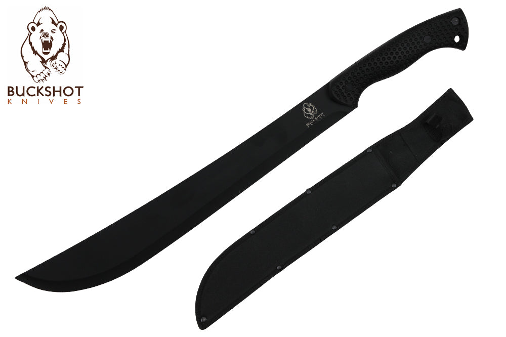 22 KUKURI MACHETE BLACK RUBBER HANDLE-inch