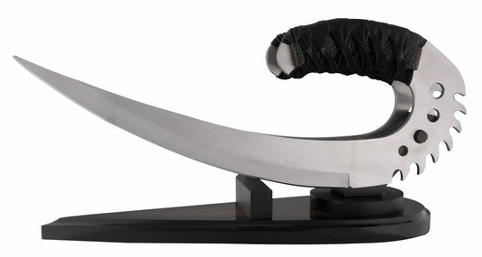 9" Chrome Handled Dual Claw Set With Wooden Display