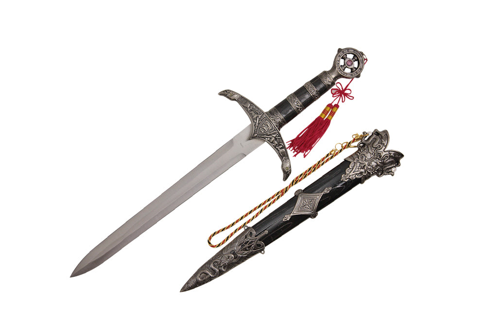 18 3/4" Robin Hood Silver Dagger