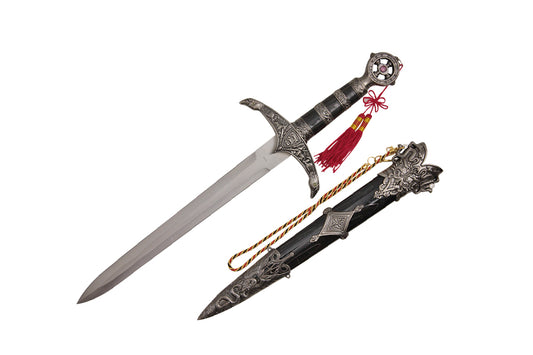 18 3/4" Robin Hood Silver Dagger