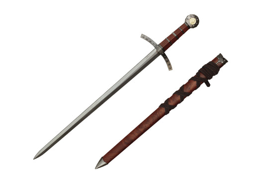 23" Knight's Templar Brown Crusader Sword
