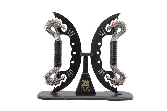 11 DOUBLE DRAGON DAGGER W STAND-inch