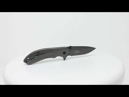 7 3/4" WARTECH SKULL POCKET KNIFE