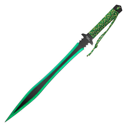 Hero's Edge 25" Green Machete Sword