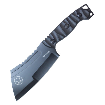 9.5" Fixed Cleaver Blade Hunting Knife