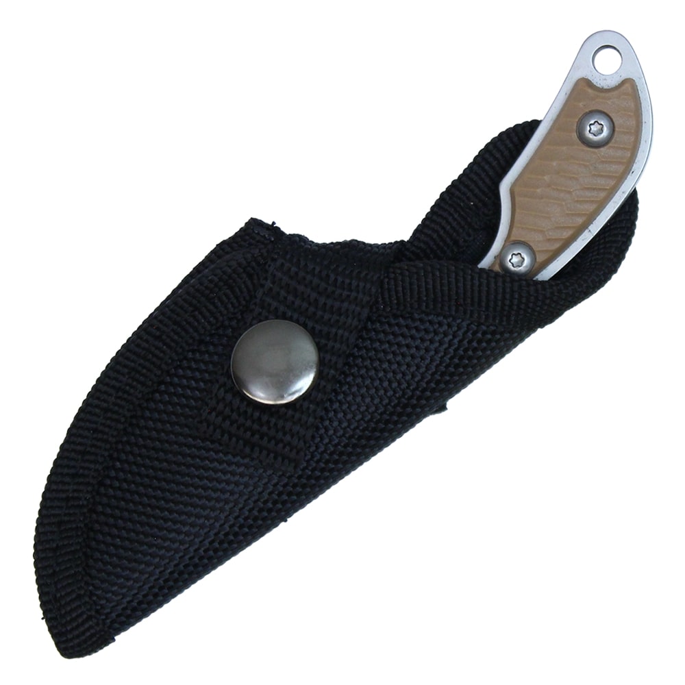 4 3/4" FIXED BLADE BOTTLE OPENER KNIFE