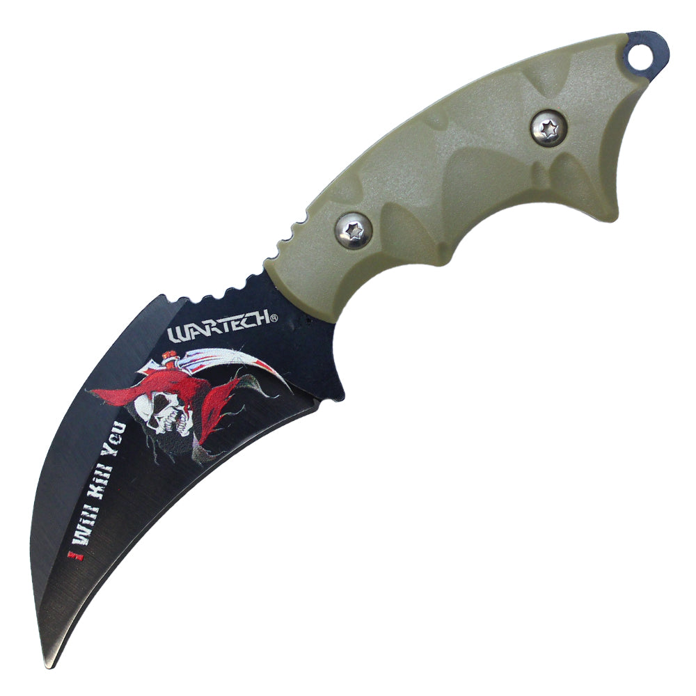 5.5" Reaper Mini Fixed Blade (Green)