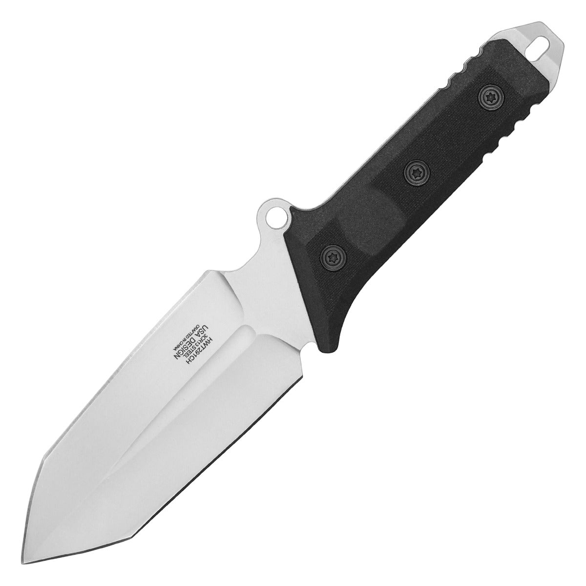 Wartech 9" Silver Tactical Knife