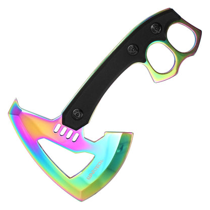 7.5" Rainbow Knuckle Axe