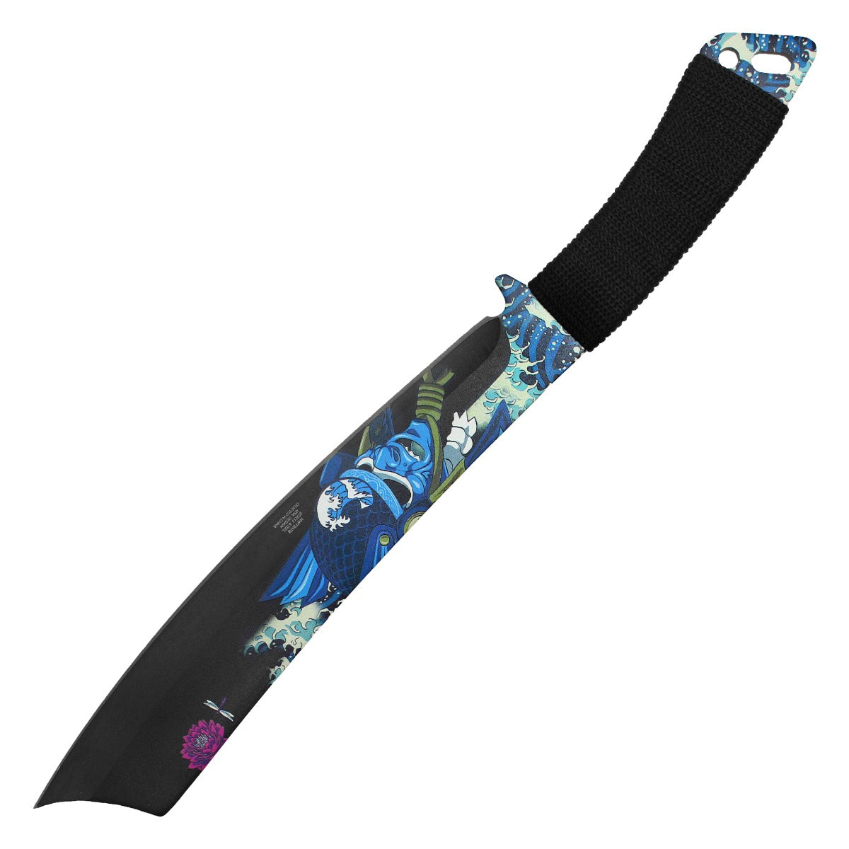 15" Blue Samurai Machete (2PC)