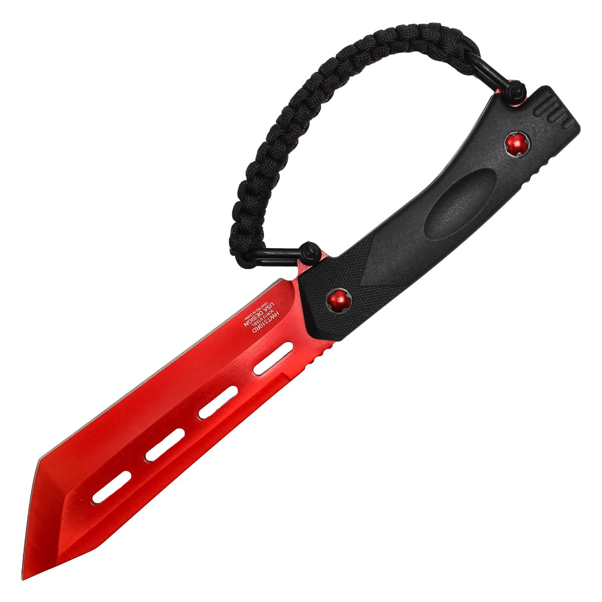 Wartech 10.5" Red Tactical Knife