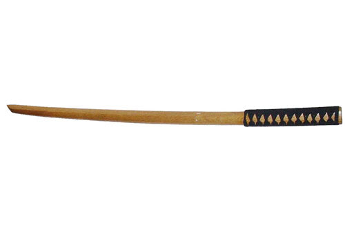 40" Natural Wood Bokken w/ Fabric Wrapped Handle