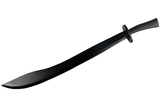 34 1/4" Large Chinese Wooden Broadsword (Black)