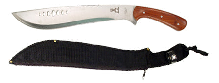 WOOD HDL MACHETE W SHEATH