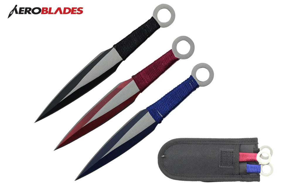 SET OF3 K THROWING KNIFE