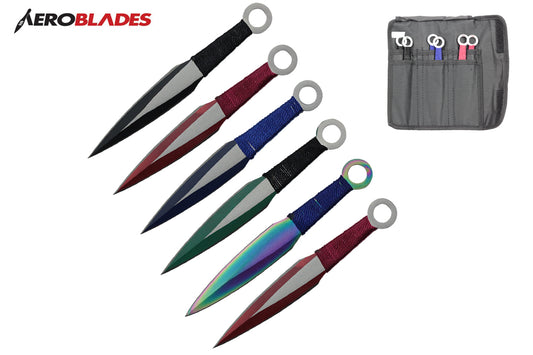 SET OF 6 K THROWING KNIFE